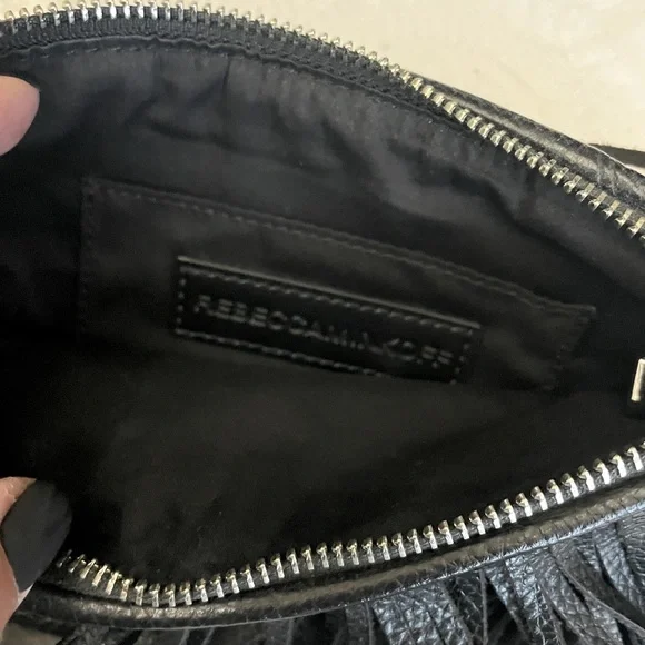 NEW! HTF Rebecca Minkoff FRINGE Crossbody!🖤 - Picture 4 of 10